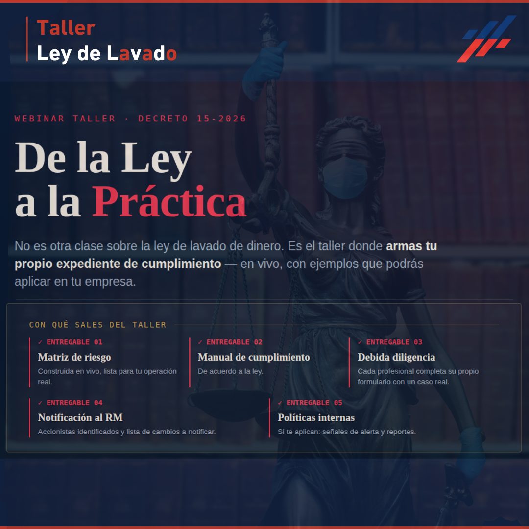 Taller práctico - Lavado de Dinero - Dct 15-2026